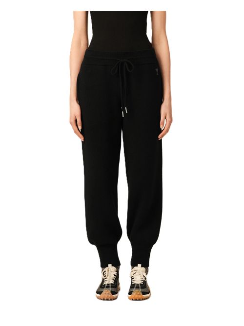 Pantaloni in maglia di lana compatta. Ami Paris | UTR929.KN0192.001 BLACK